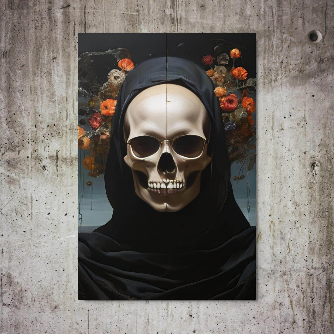 Eternal Bloom Goth Aesthetic Metal Prints - Pale Blood Store