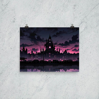Evening Reverie Goth Aesthetic Poster - Pale Blood Store