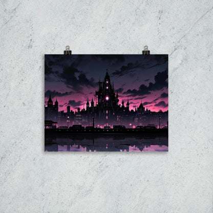 Evening Reverie Goth Aesthetic Poster - Pale Blood Store