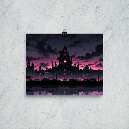 Evening Reverie Goth Aesthetic Poster - Pale Blood Store