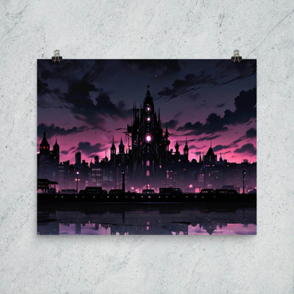 Evening Reverie Goth Aesthetic Poster - Pale Blood Store