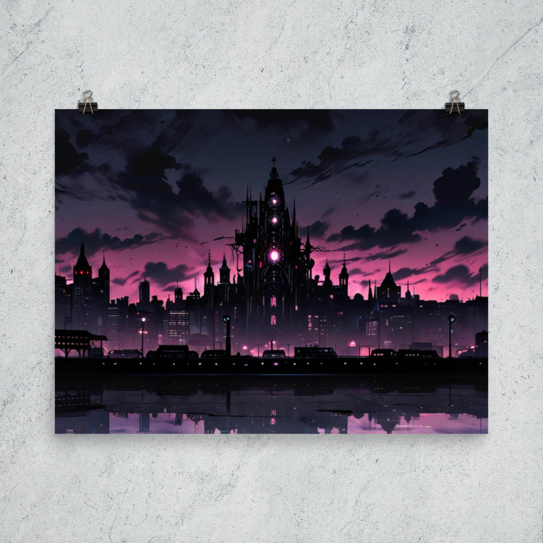 Evening Reverie Goth Aesthetic Poster - Pale Blood Store