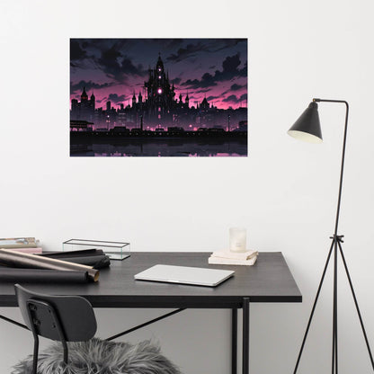 Evening Reverie Goth Aesthetic Poster - Pale Blood Store