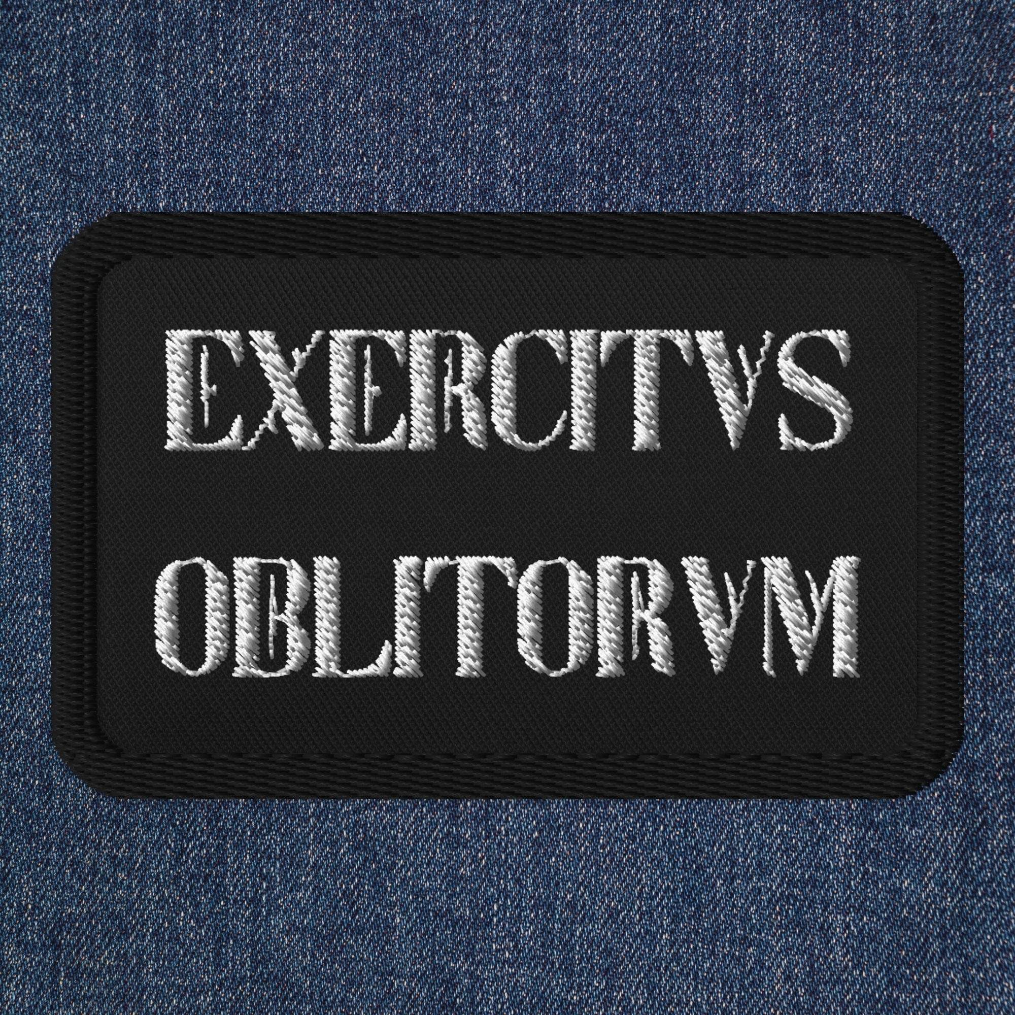 Exercitvs Oblitorvm Embroidered Patches - Pale Blood Store