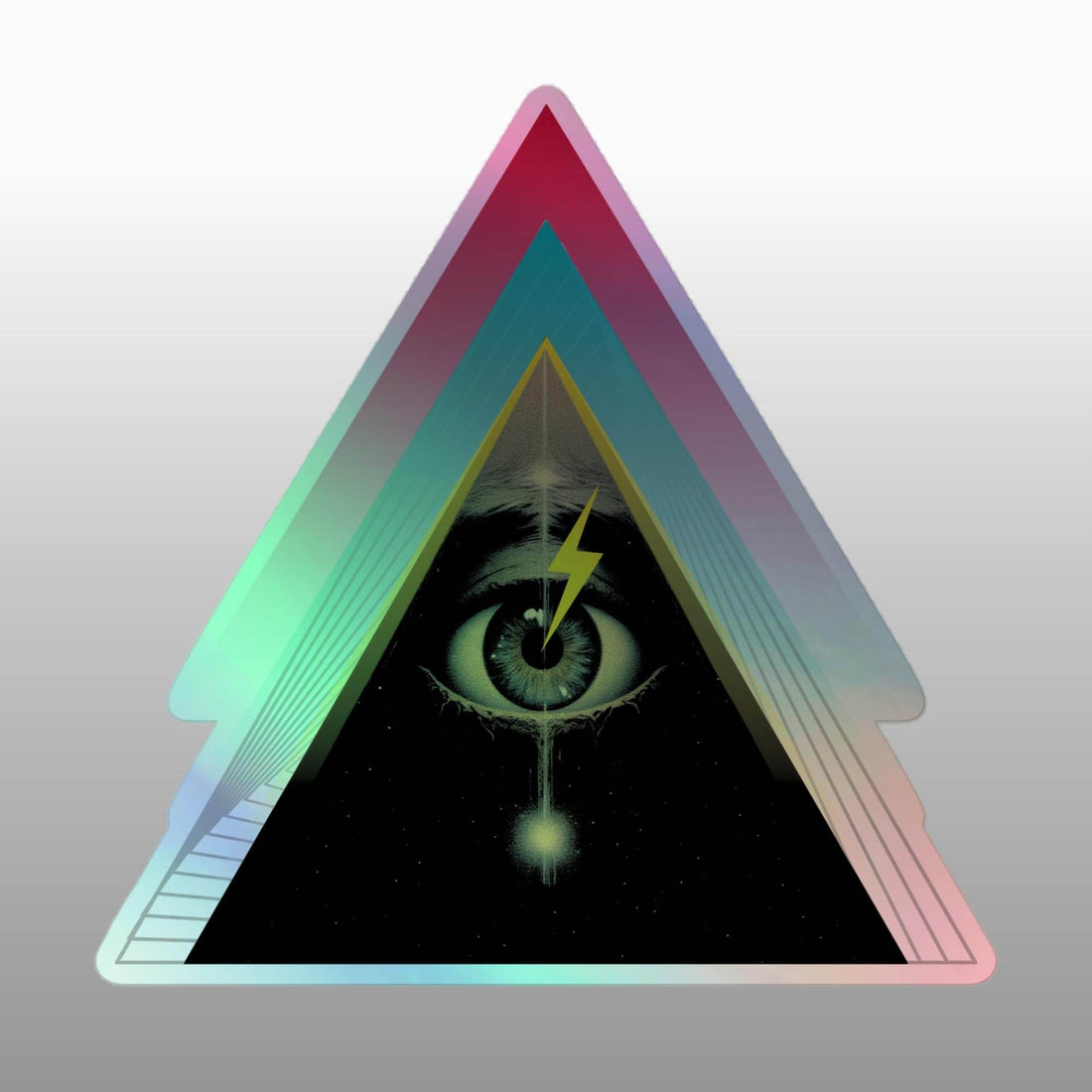 Eye of the Occult Holographic Sticker - Pale Blood Store