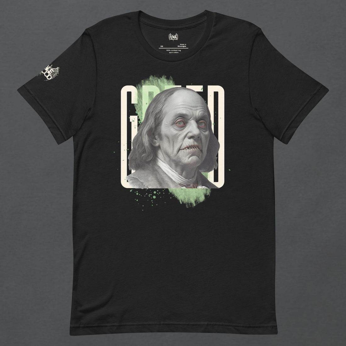 Filthy Benjamins Goth Punk Aesthetic Unisex T-Shirt - Pale Blood Store