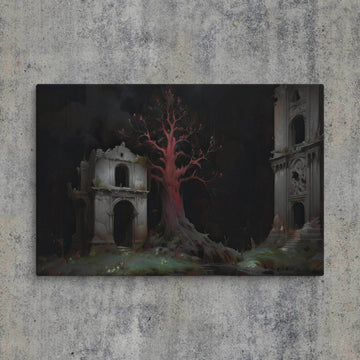 Forsaken Part 1 Dark Fantasy Canvas - Pale Blood Store