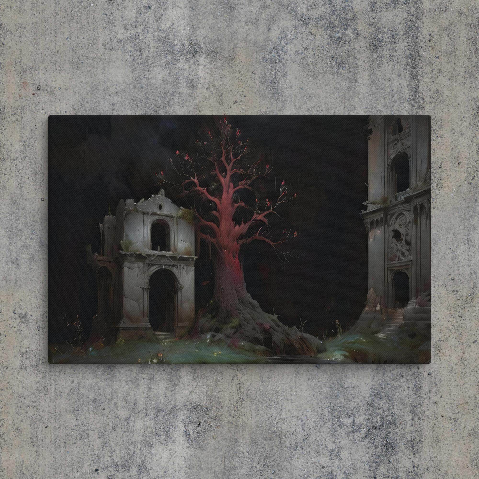 Forsaken Part 1 Dark Fantasy Canvas - Pale Blood Store