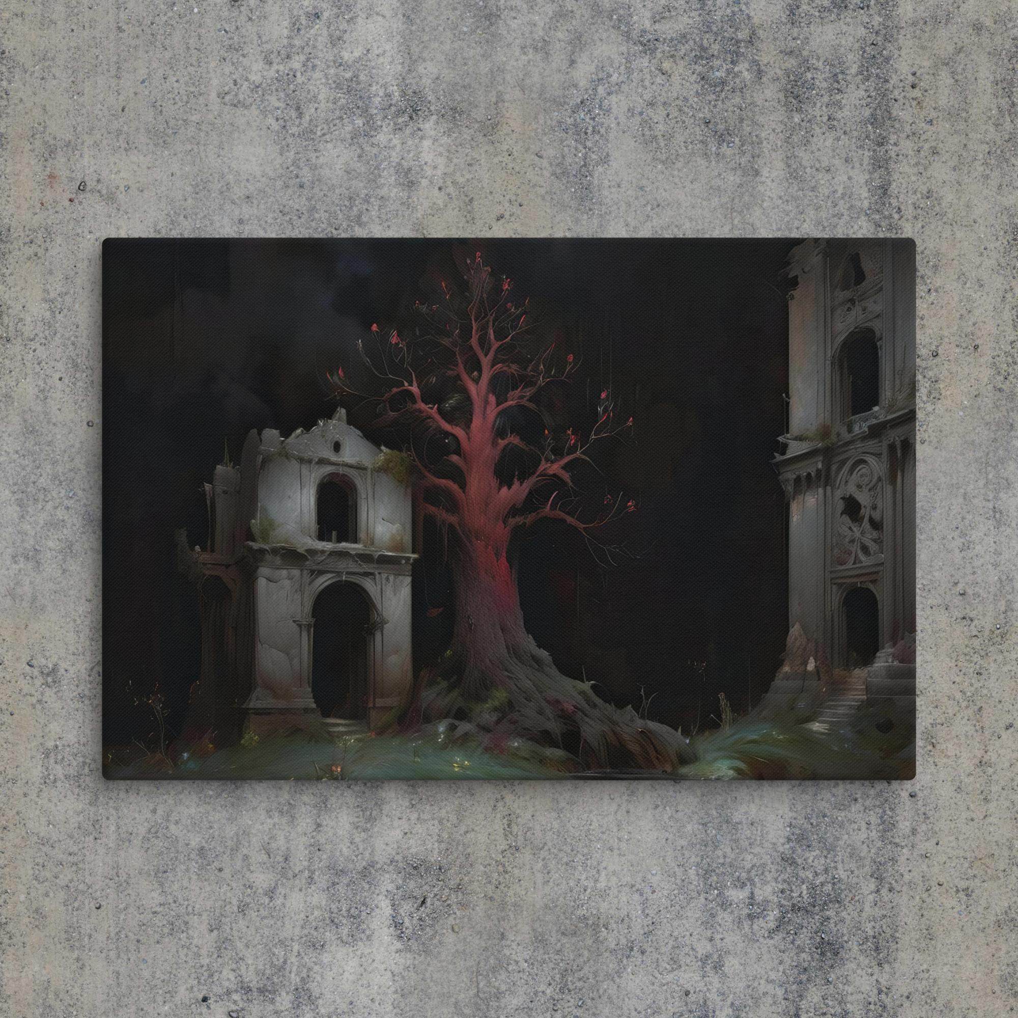 Forsaken Part 1 Dark Fantasy Canvas - Pale Blood Store