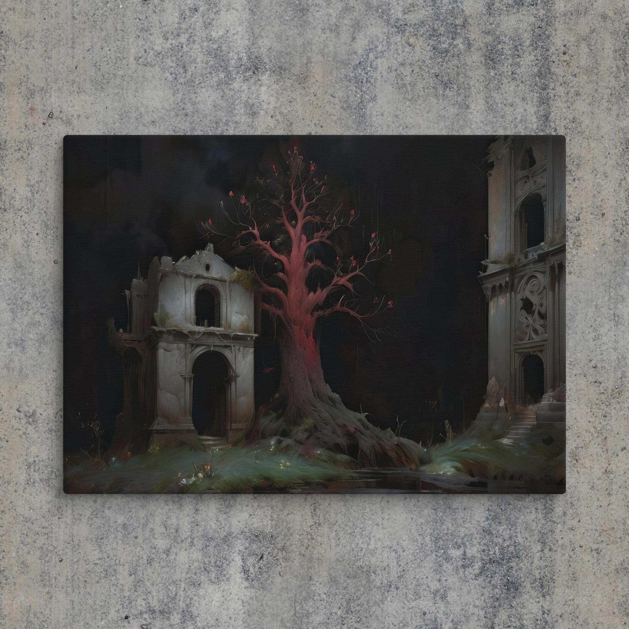 Forsaken Part 1 Dark Fantasy Canvas - Pale Blood Store