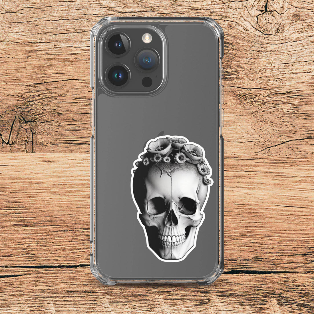 Frida Minimal Goth Clear Case for iPhone® - Pale Blood Store
