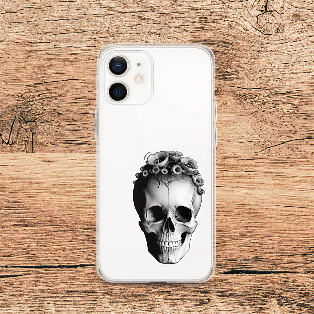Frida Minimal Goth Clear Case for iPhone® - Pale Blood Store