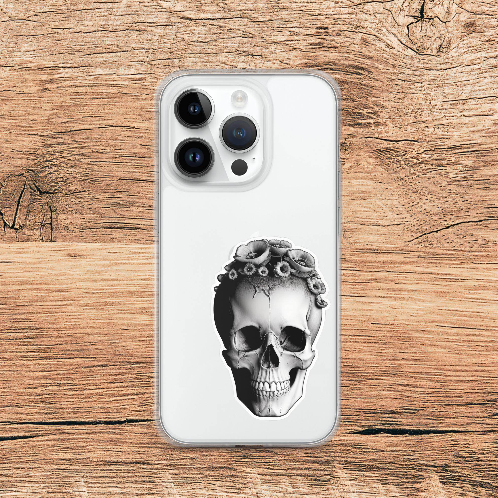 Frida Minimal Goth Clear Case for iPhone® - Pale Blood Store