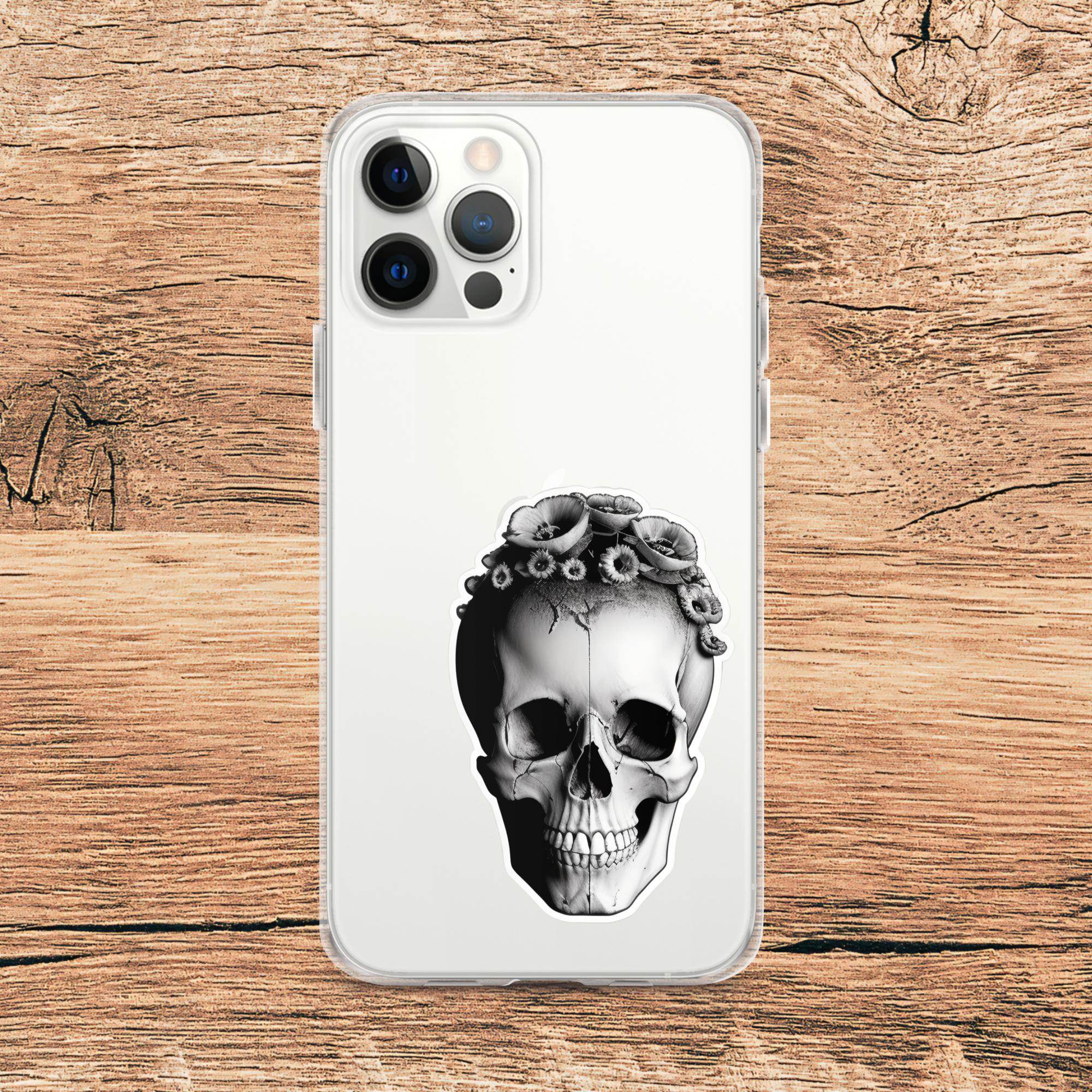 Frida Minimal Goth Clear Case for iPhone® - Pale Blood Store