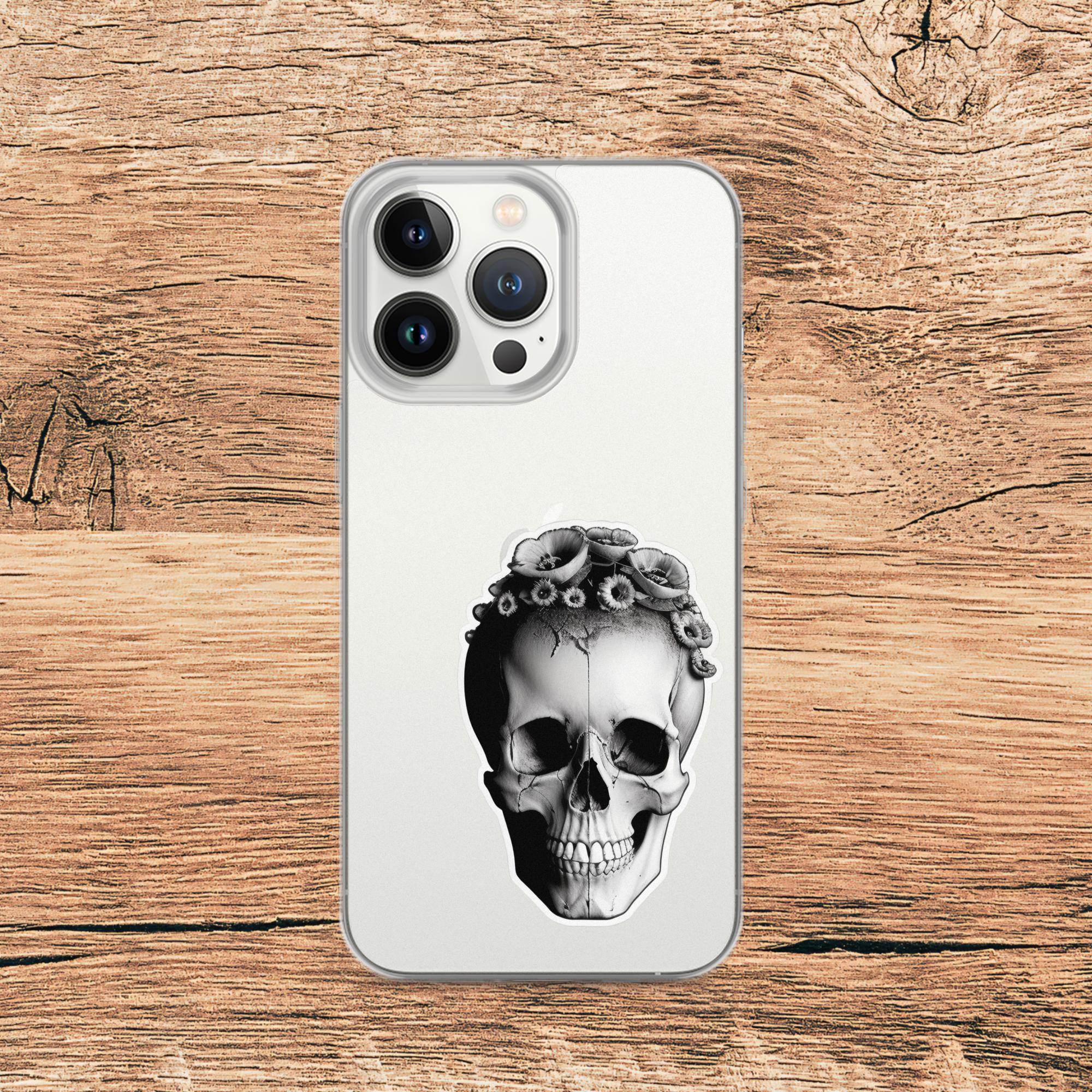 Frida Minimal Goth Clear Case for iPhone® - Pale Blood Store