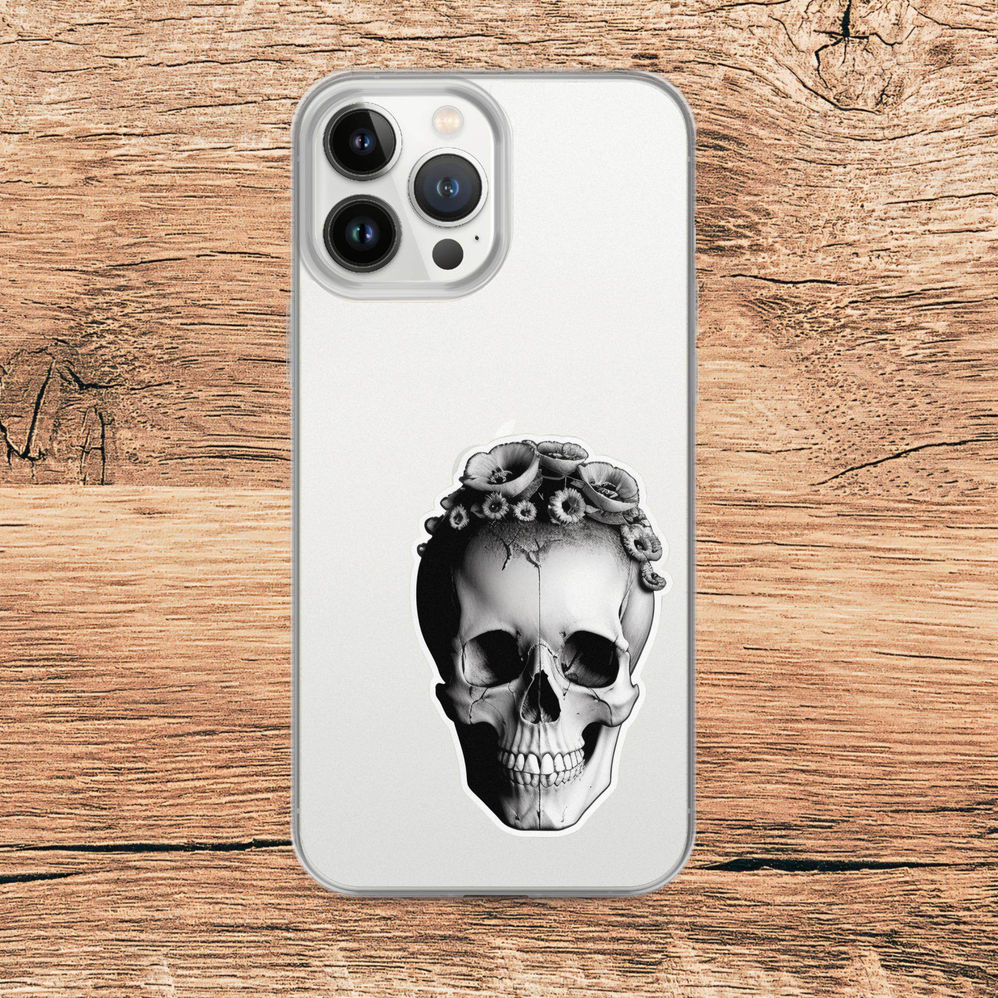 Frida Minimal Goth Clear Case for iPhone® - Pale Blood Store