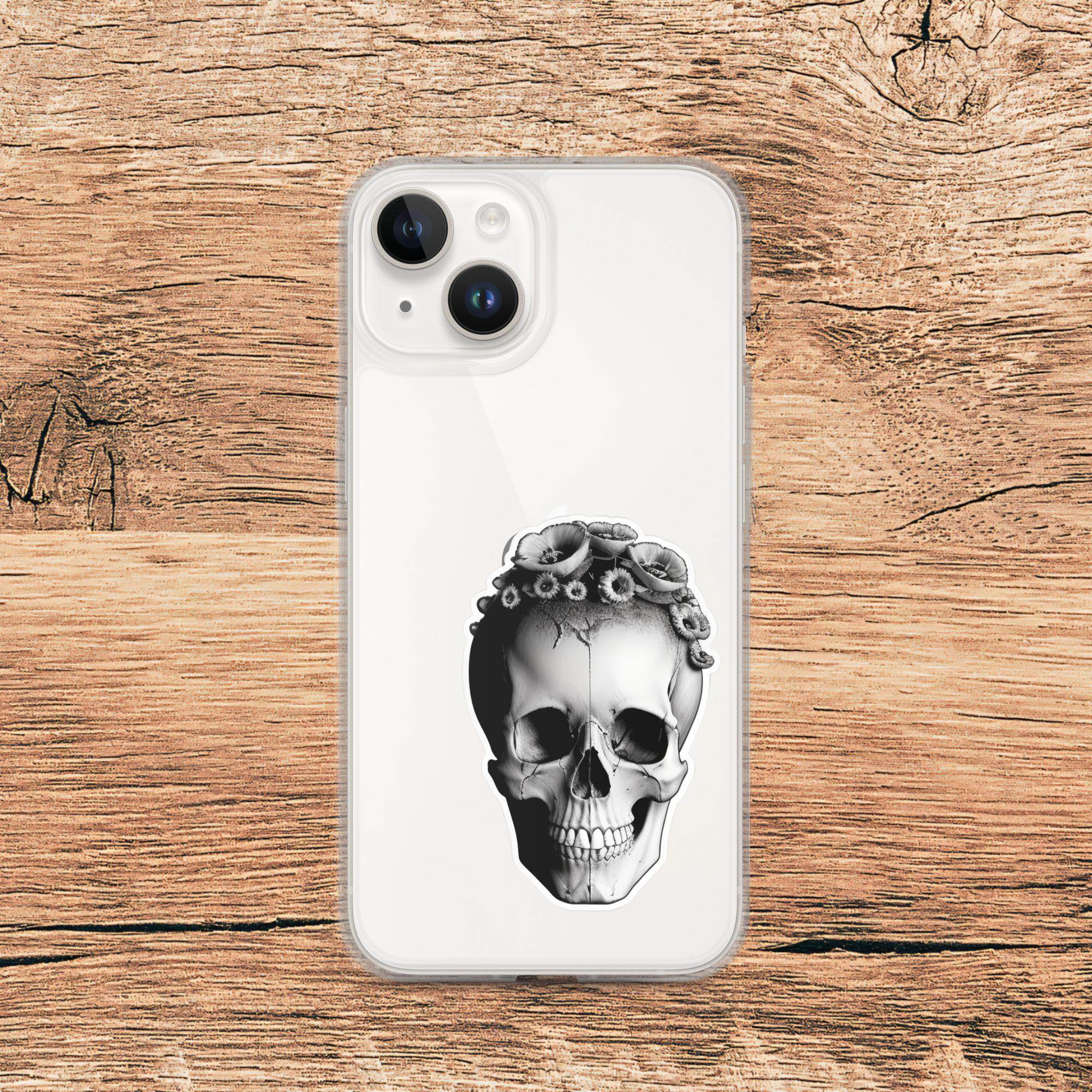 Frida Minimal Goth Clear Case for iPhone® - Pale Blood Store