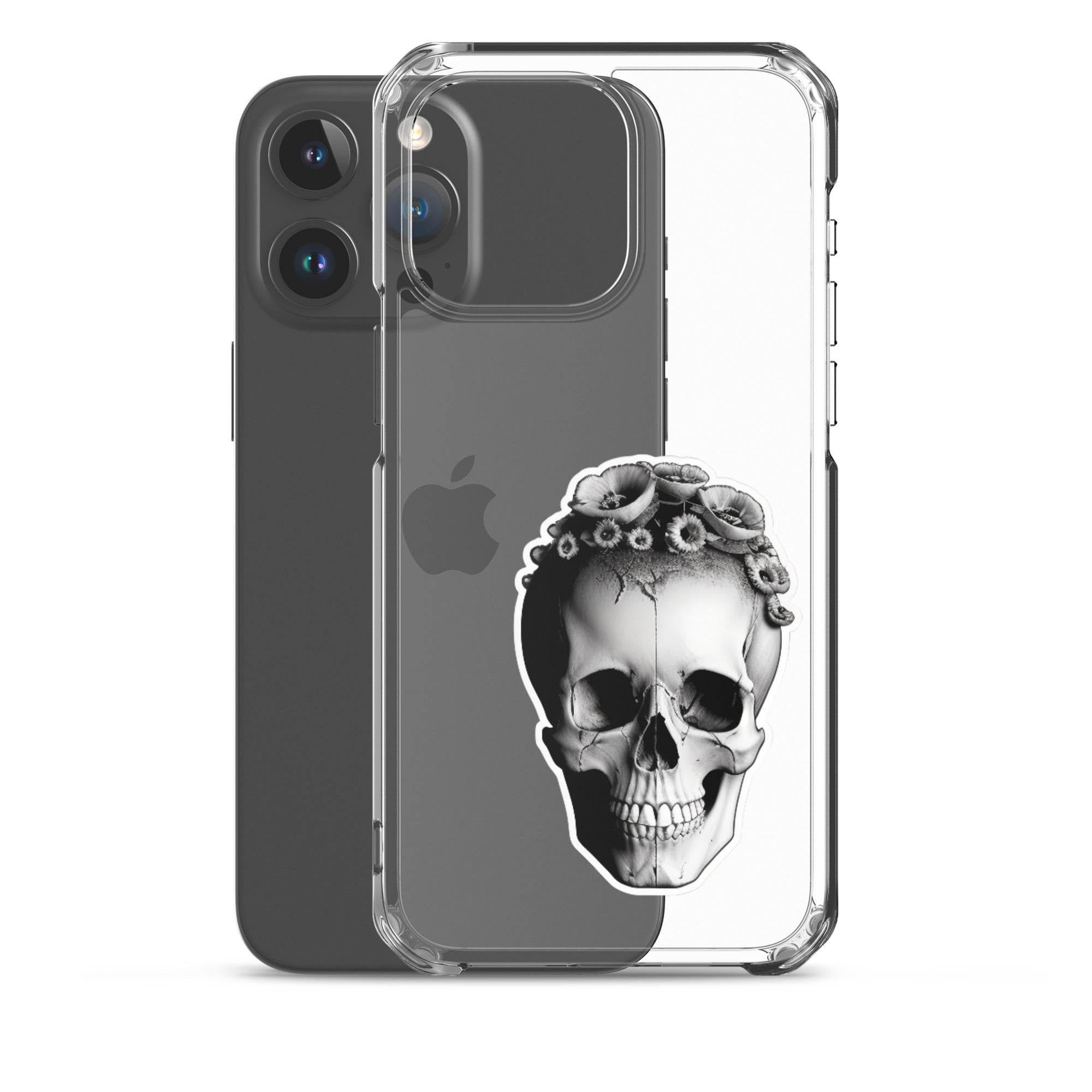 Frida Minimal Goth Clear Case for iPhone® - Pale Blood Store