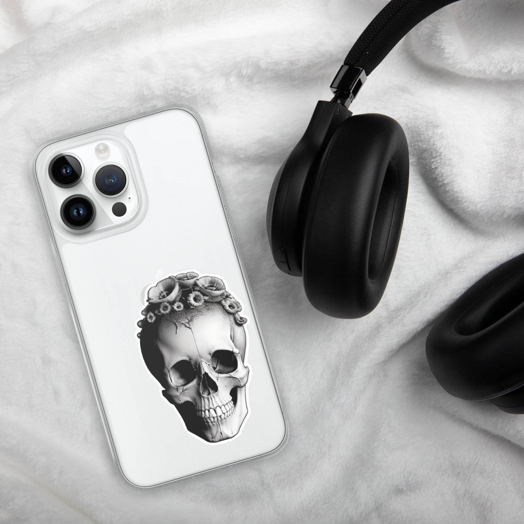 Frida Minimal Goth Clear Case for iPhone® - Pale Blood Store