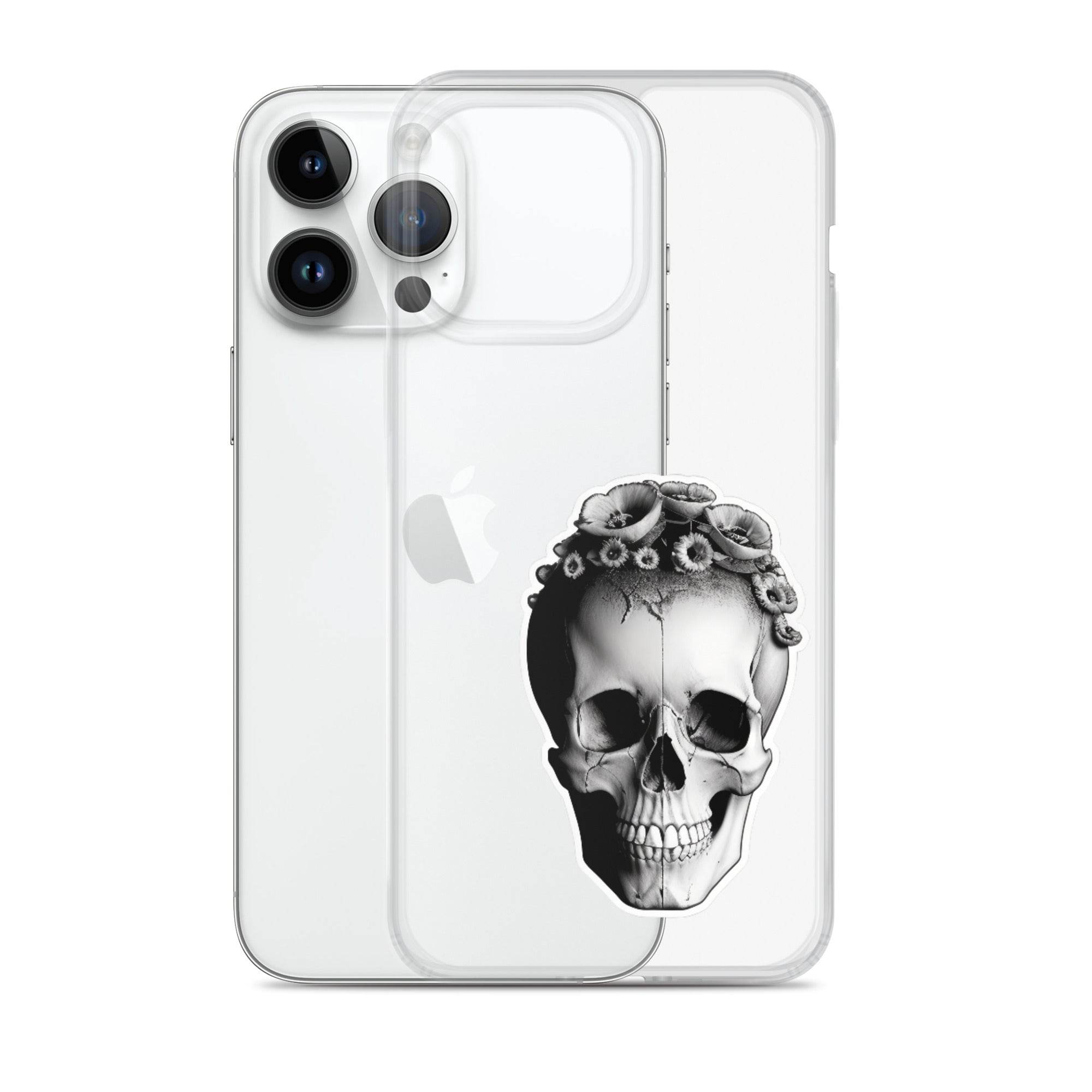 Frida Minimal Goth Clear Case for iPhone® - Pale Blood Store