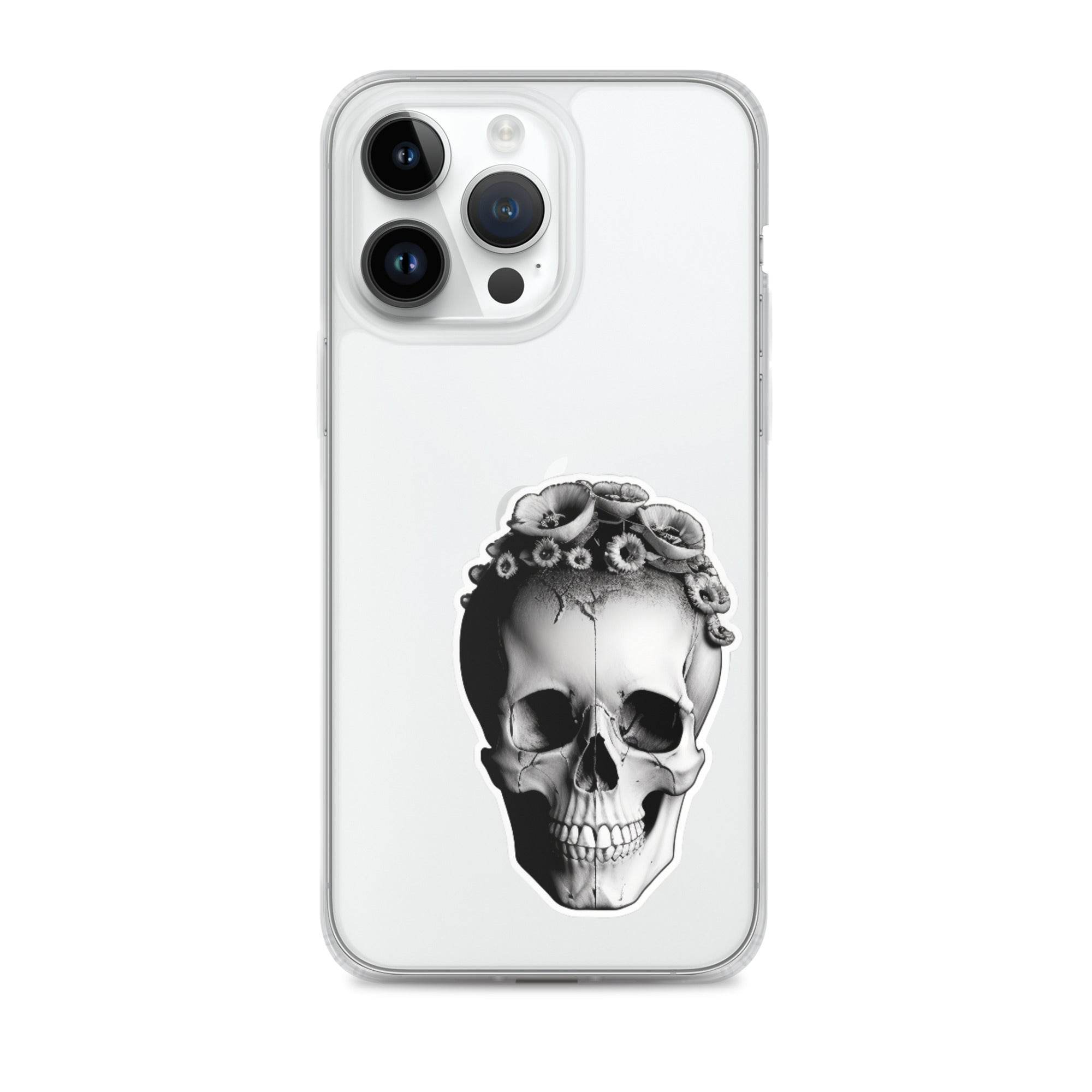 Frida Minimal Goth Clear Case for iPhone® - Pale Blood Store