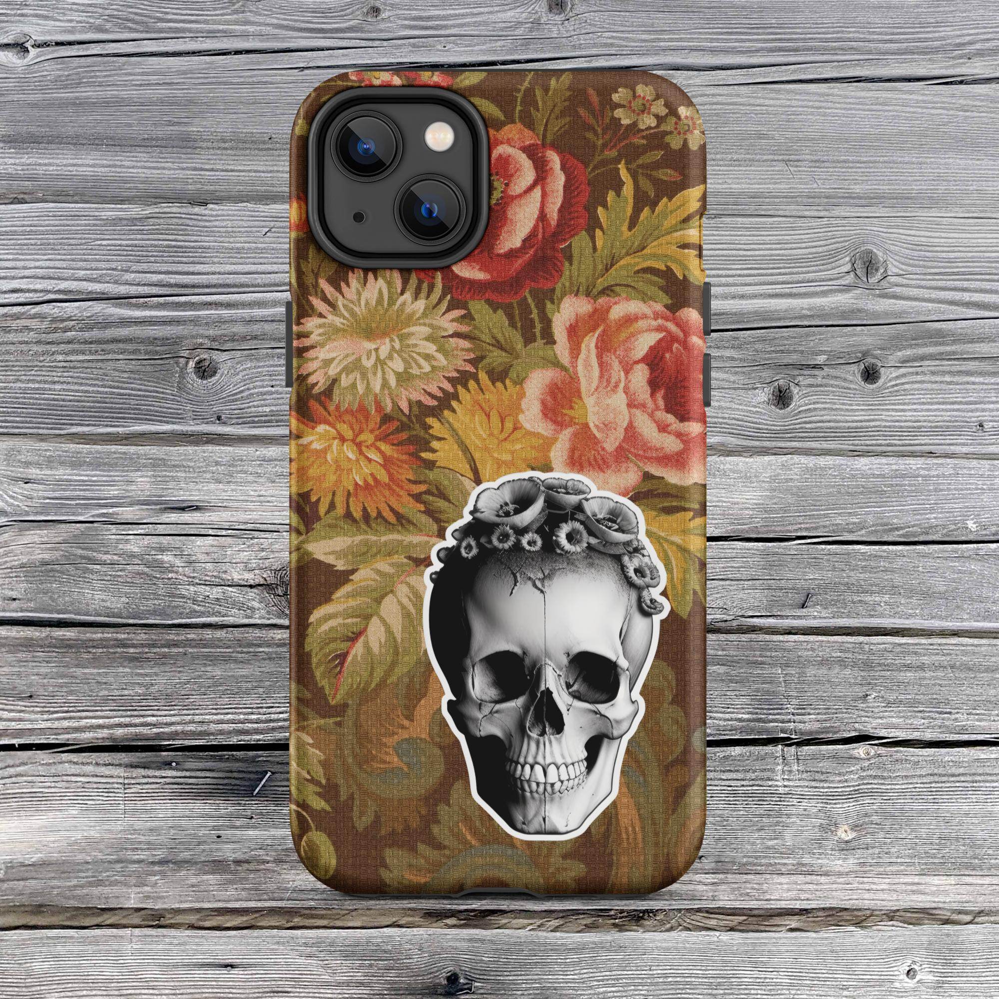 Frida Minimal Goth Tough Case for iPhone® - Pale Blood Store