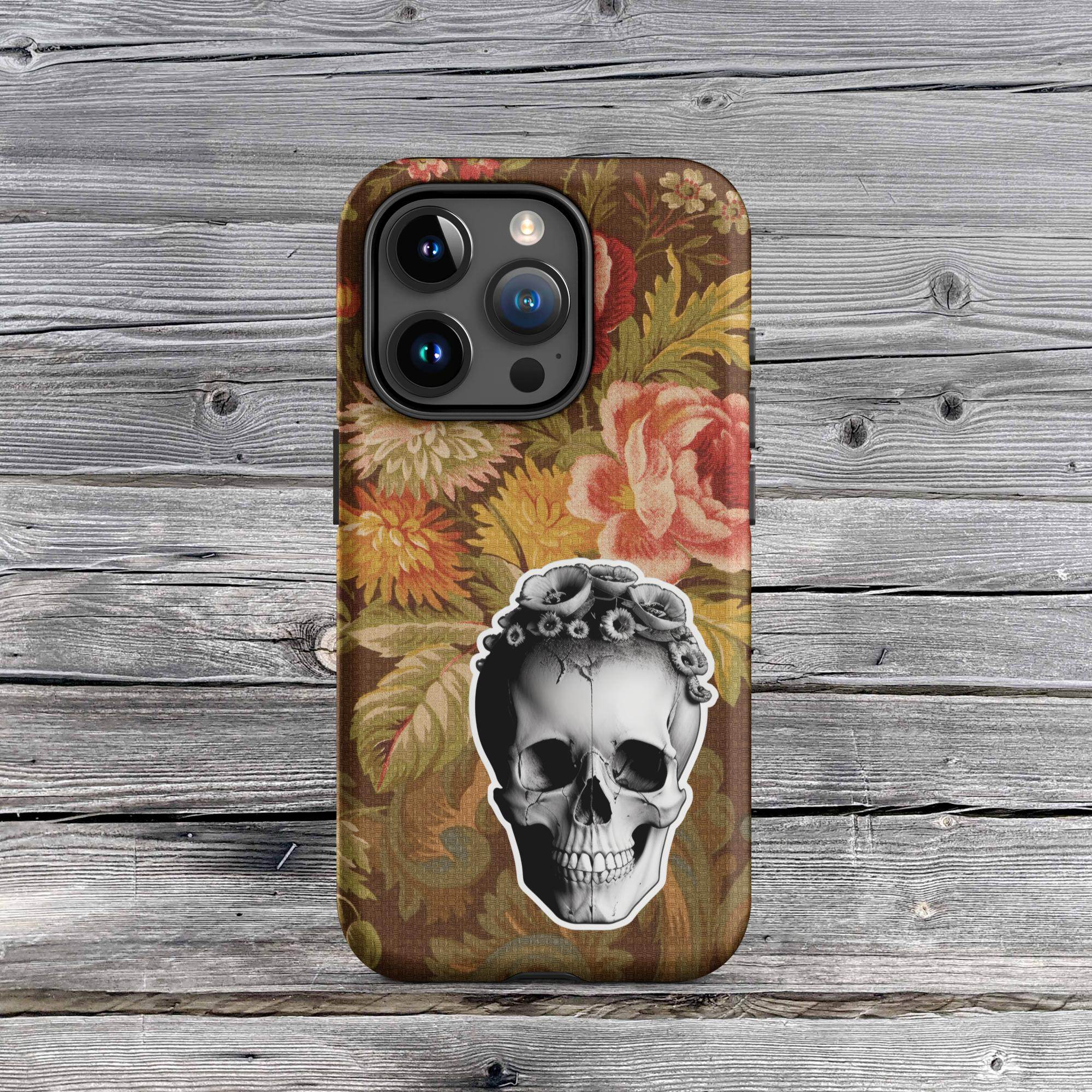 Frida Minimal Goth Tough Case for iPhone® - Pale Blood Store
