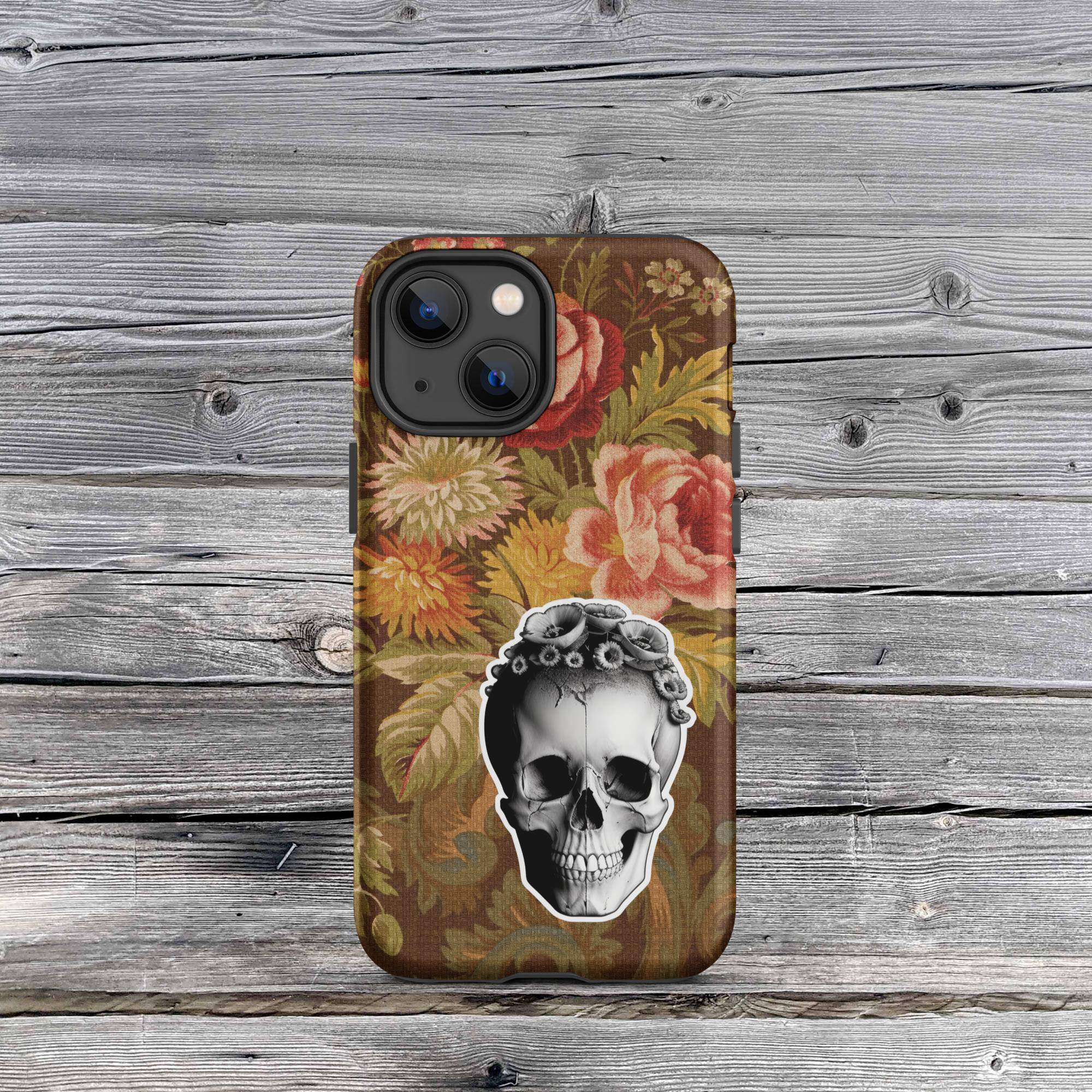 Frida Minimal Goth Tough Case for iPhone® - Pale Blood Store