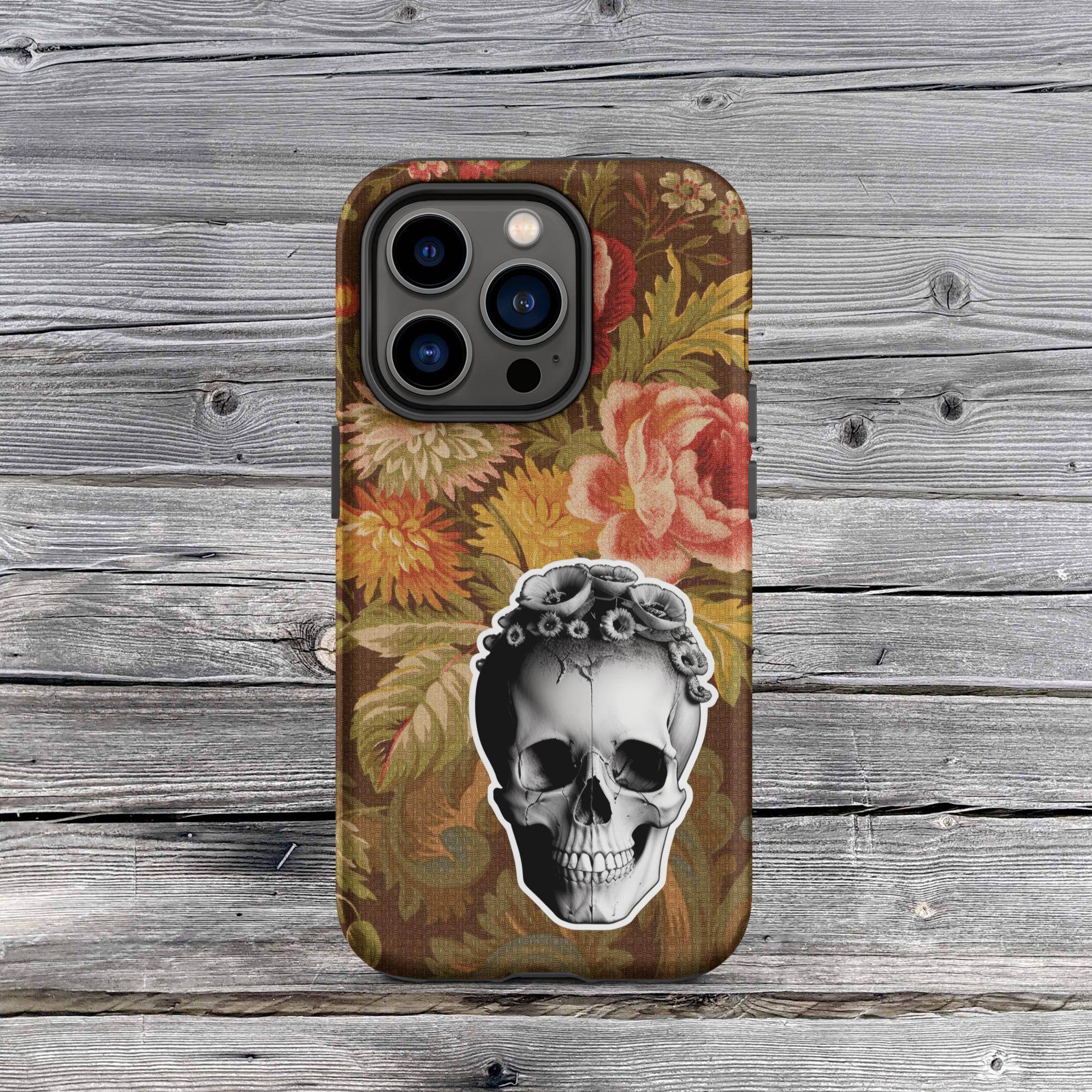 Frida Minimal Goth Tough Case for iPhone® - Pale Blood Store