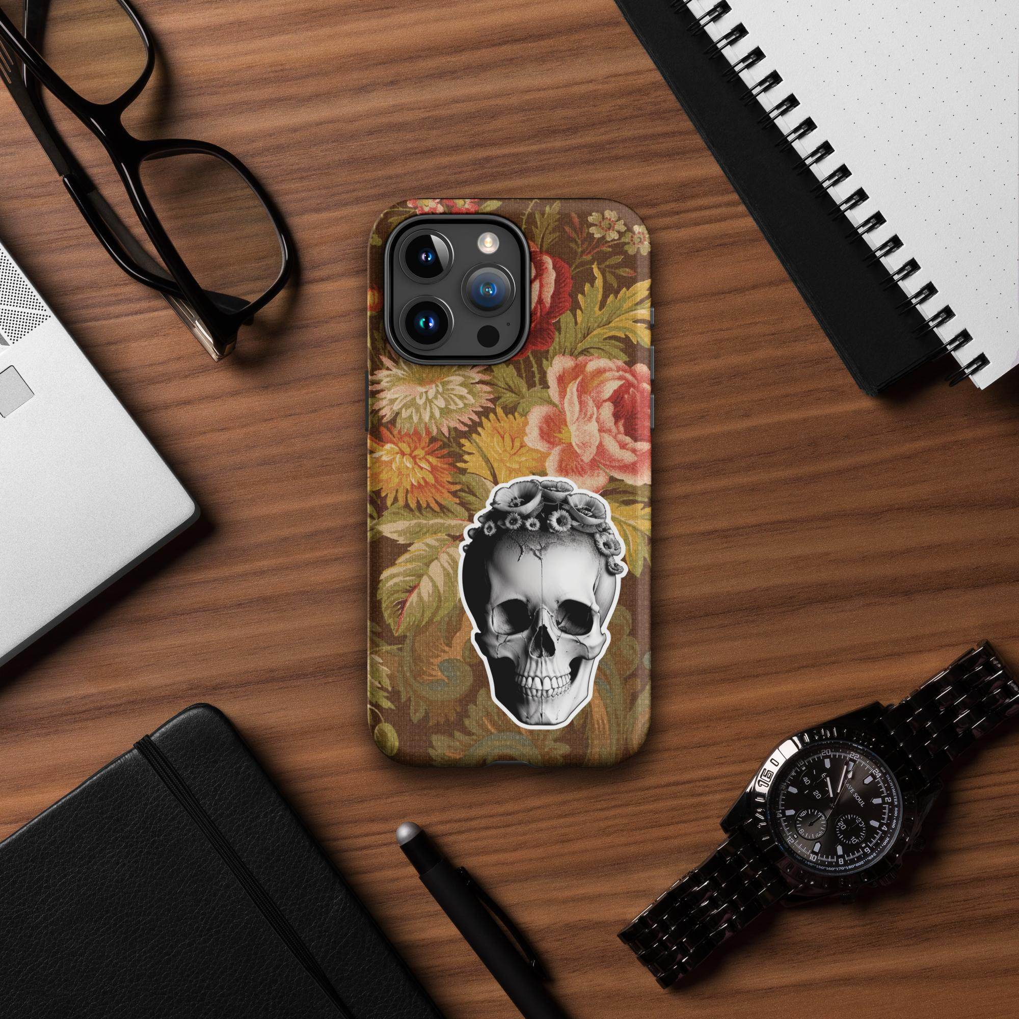 Frida Minimal Goth Tough Case for iPhone® - Pale Blood Store