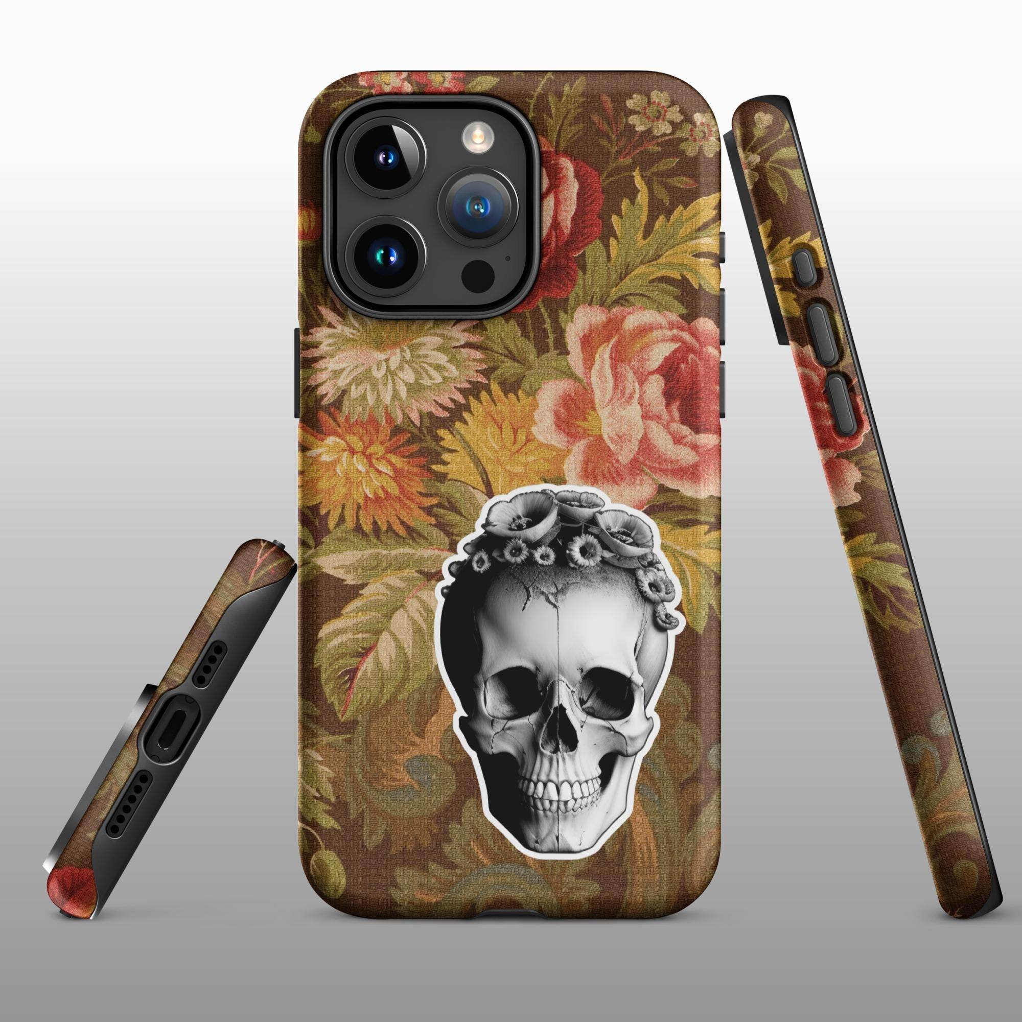 Frida Minimal Goth Tough Case for iPhone® - Pale Blood Store