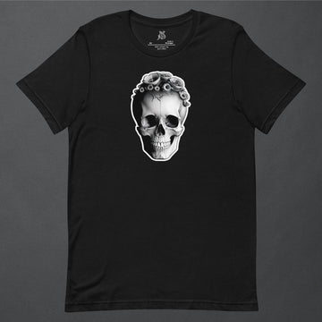 Frida Skull Minimal Goth Unisex T-Shirt - Pale Blood Store