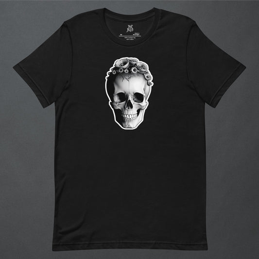 Frida Skull Minimal Goth Unisex T - Shirt - Pale Blood Store