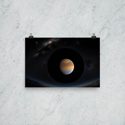 Galactic Stare Dark Aesthetics Poster - Pale Blood Store