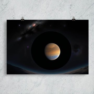 Galactic Stare Dark Aesthetics Poster - Pale Blood Store