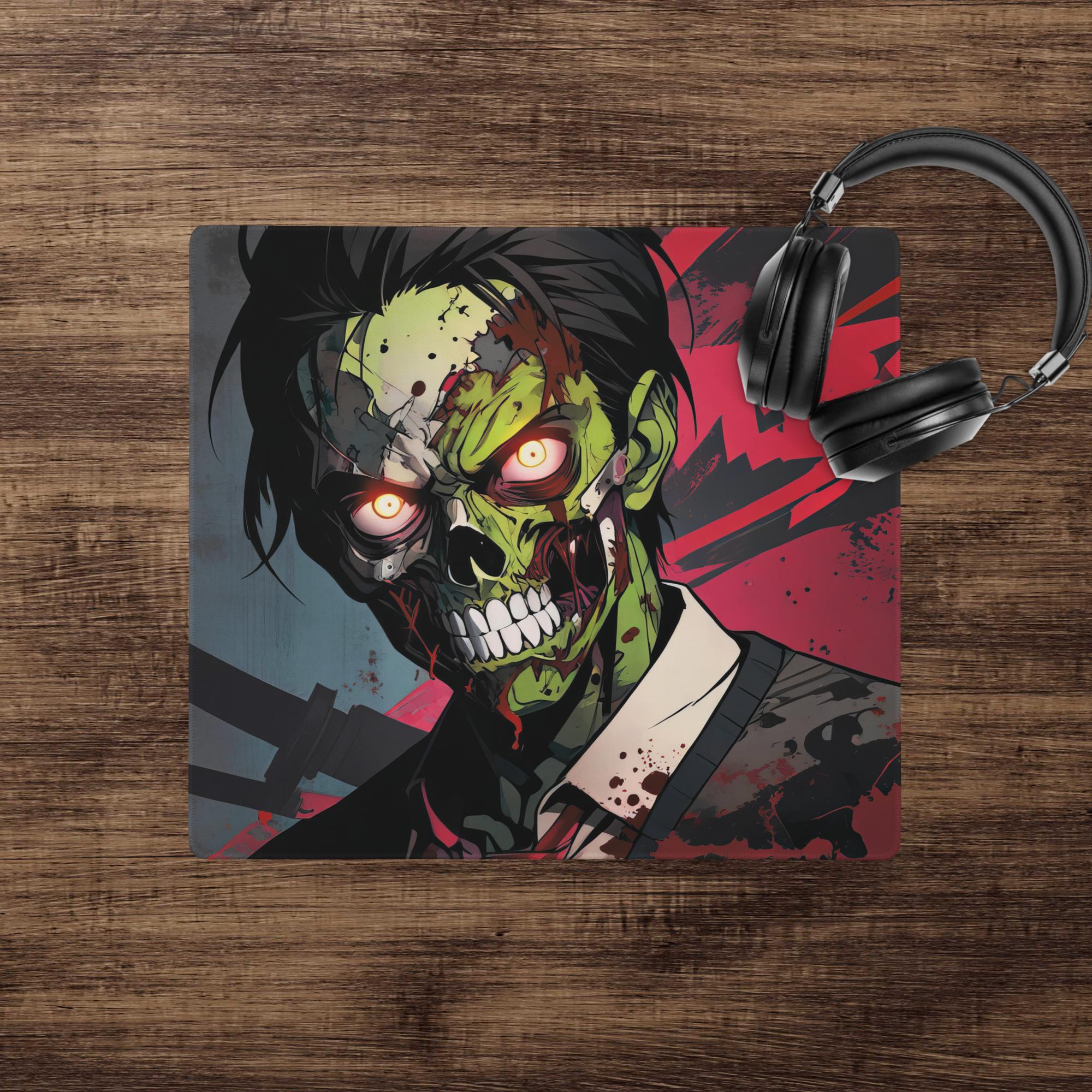 Zombie Avenger 2000 Dark Anime Gaming Mouse Pad - ["comicbook","gaming","mouse pad","zombie","zombie avenger"] | Pale Blood Store