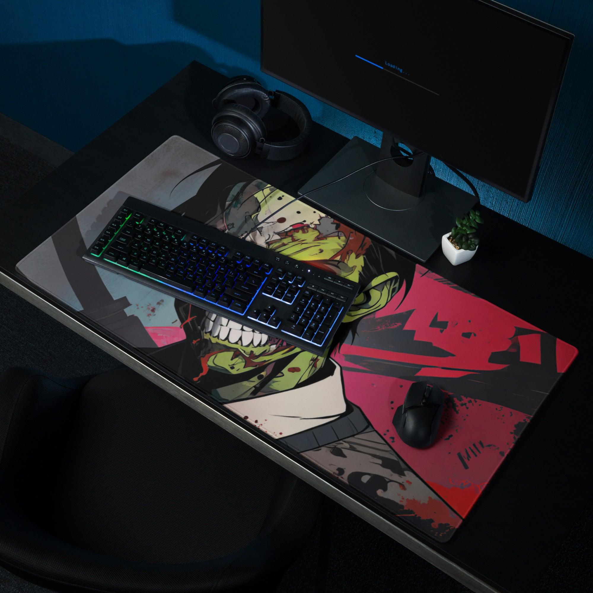 Zombie Avenger 2000 Dark Anime Gaming Mouse Pad - ["comicbook","gaming","mouse pad","zombie","zombie avenger"] | Pale Blood Store