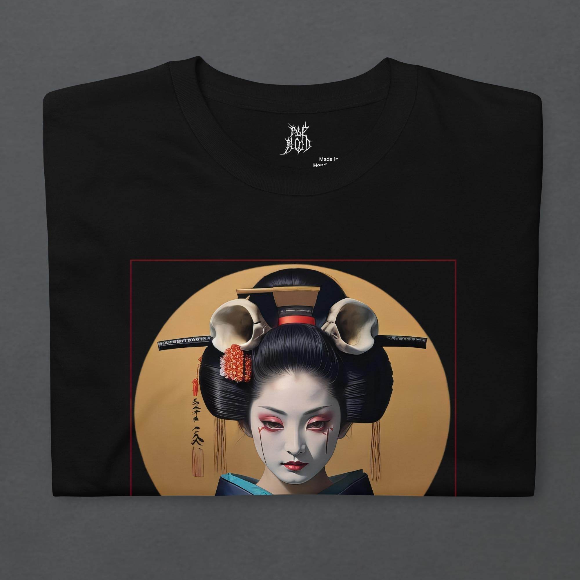 Geisha's Curse Dark Aesthetic Unisex T-Shirt - Pale Blood Store