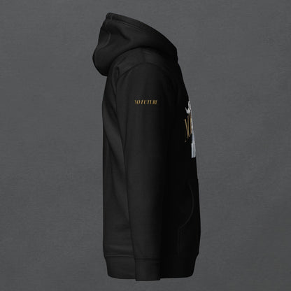 Glitched Prophet Black Metal Style Unisex Hoodie - Pale Blood Store