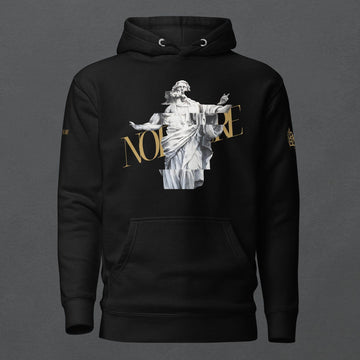 Glitched Prophet Black Metal Style Unisex Hoodie - Pale Blood Store