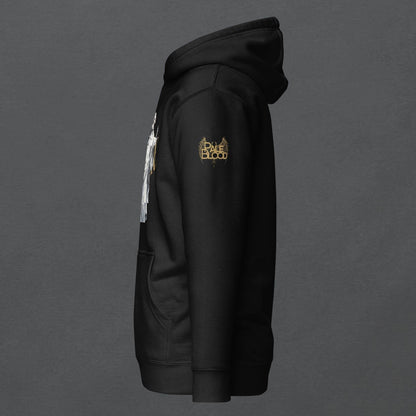 Glitched Prophet Black Metal Style Unisex Hoodie - Pale Blood Store