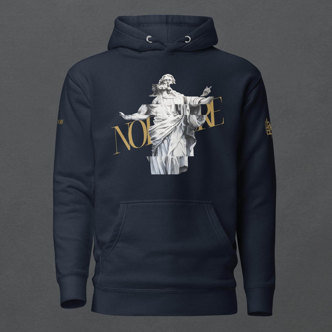 Glitched Prophet Black Metal Style Unisex Hoodie - Pale Blood Store