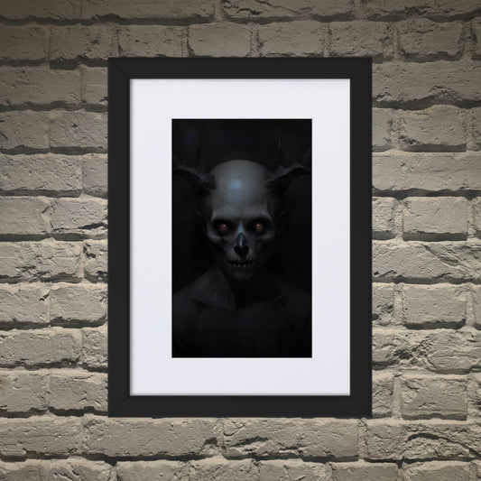 Gloomwood Sylph Dark Aesthetic Matte Paper Framed Poster With Mat - Pale Blood Store