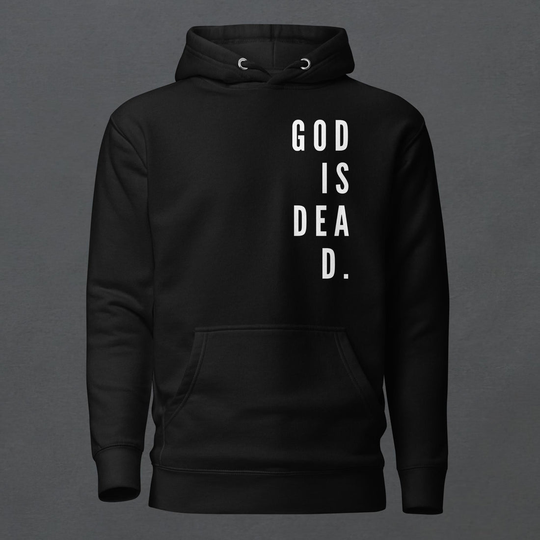 God is Dead Goth Minimalist Unisex Hoodie - Pale Blood Store