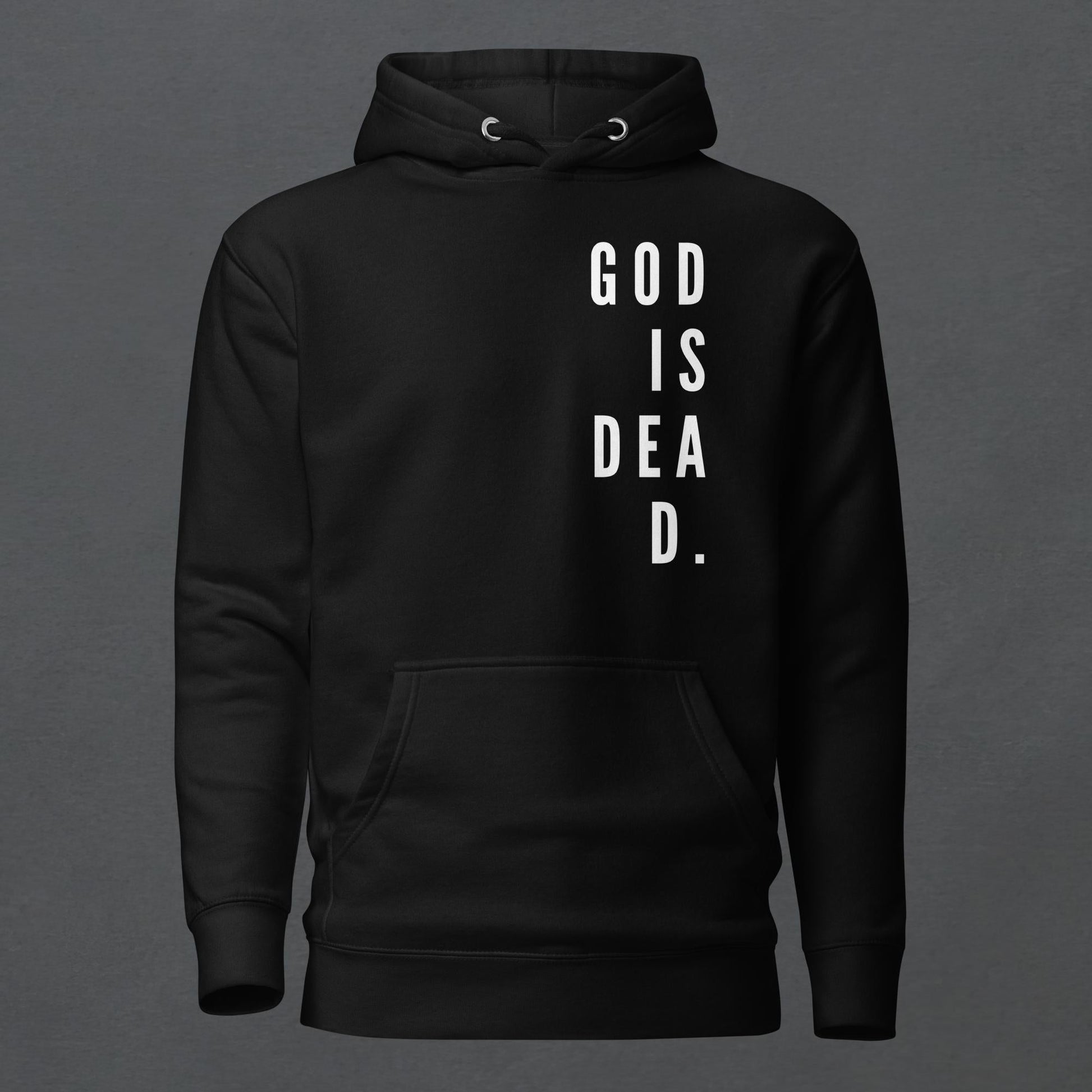 God is Dead Goth Minimalist Unisex Hoodie - Pale Blood Store