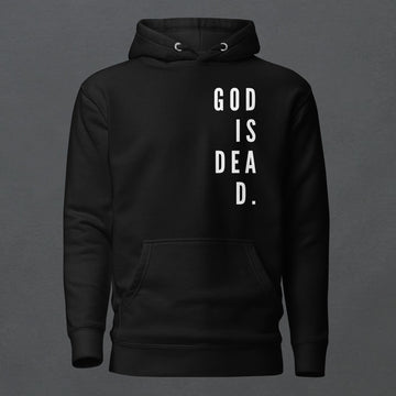 God is Dead Goth Minimalist Unisex Hoodie - Pale Blood Store