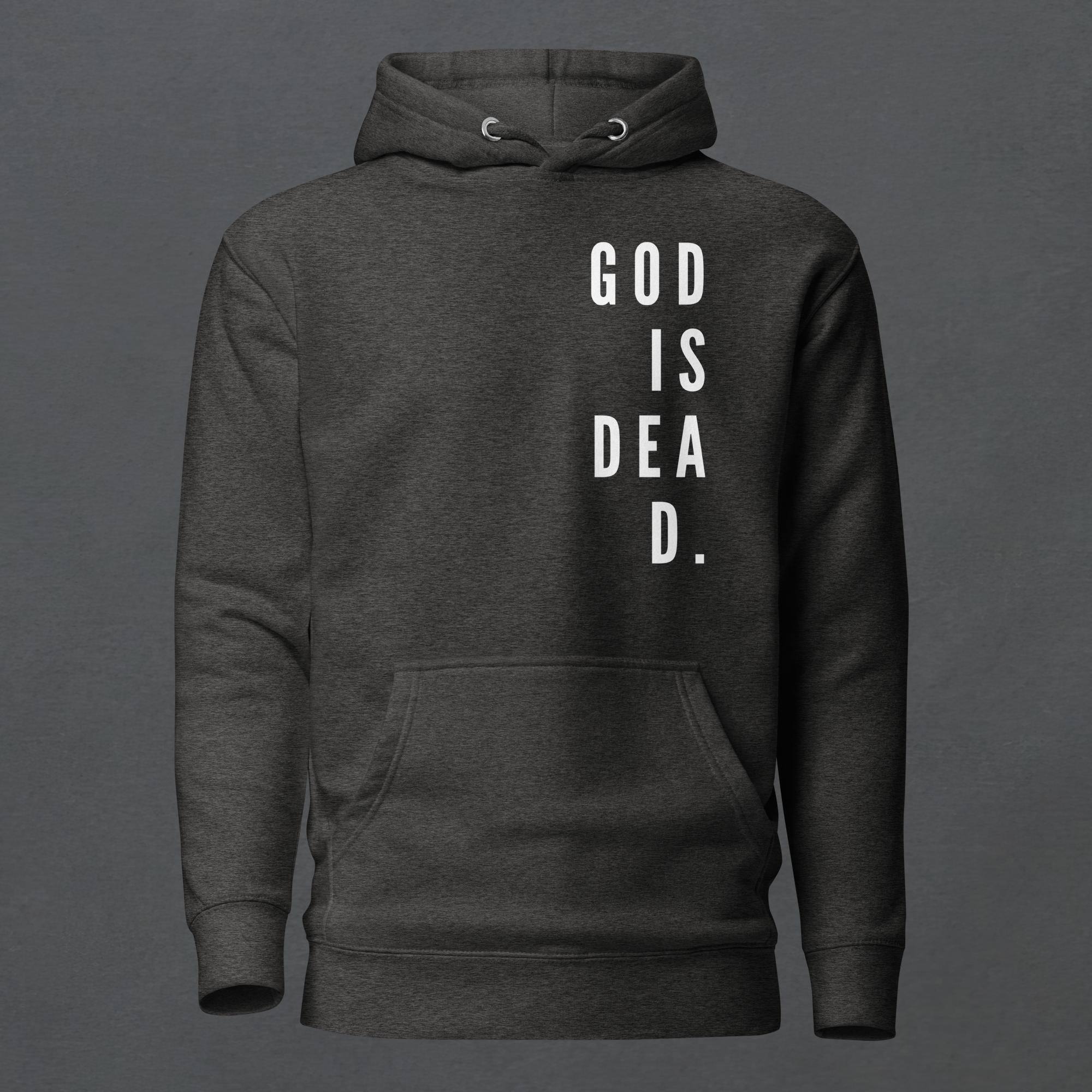 God is Dead Goth Minimalist Unisex Hoodie - Pale Blood Store