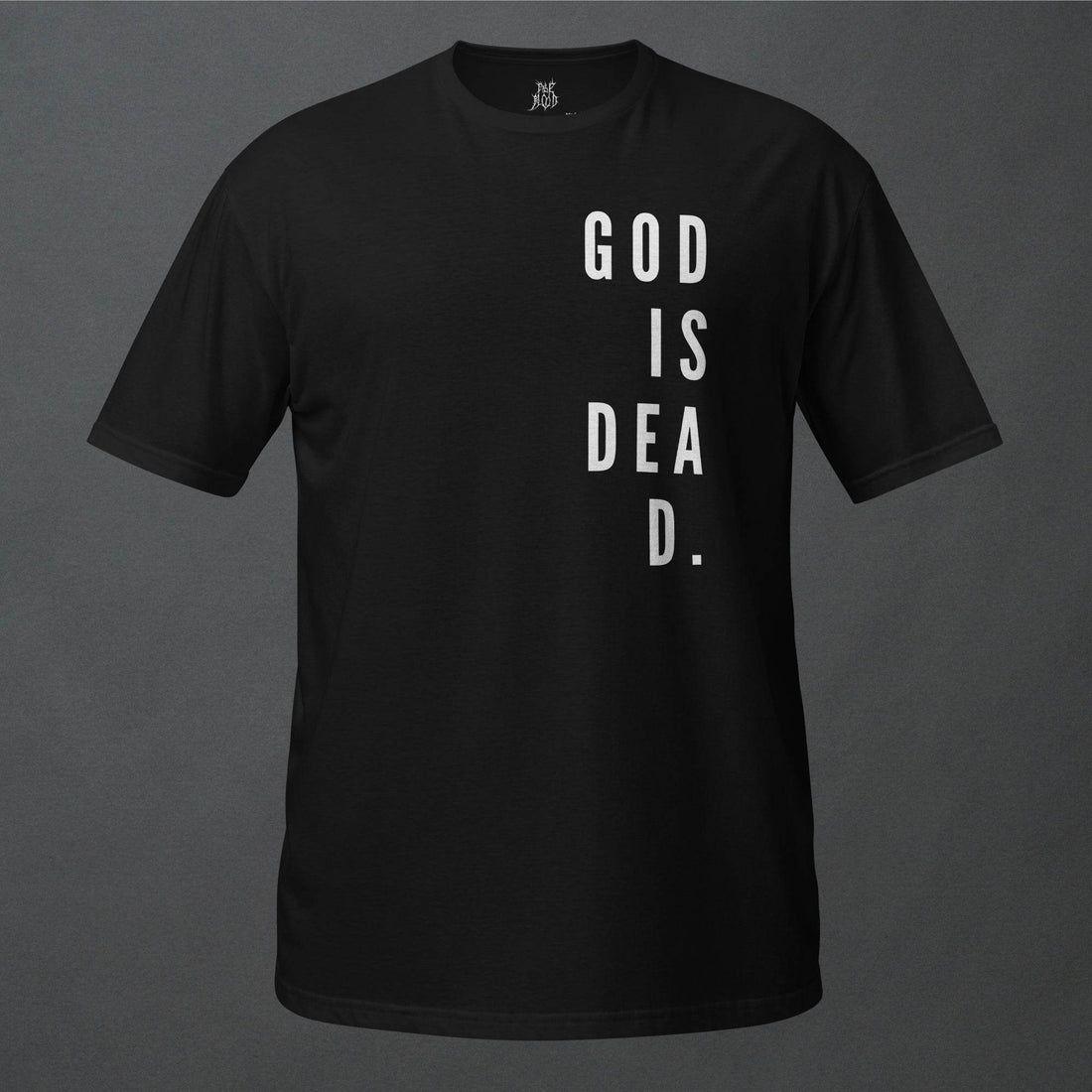 God is Dead Goth Minimalist Unisex T-Shirt - Pale Blood Store