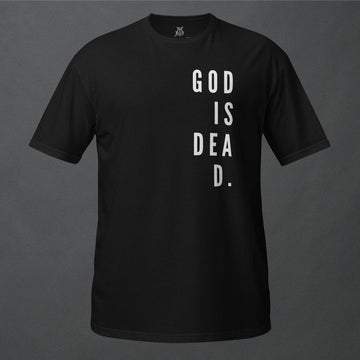 God is Dead Goth Minimalist Unisex T-Shirt - Pale Blood Store
