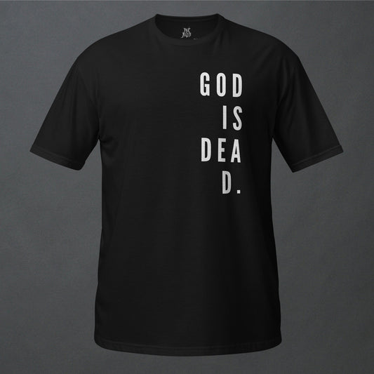 God is Dead Goth Minimalist Unisex T - Shirt - Pale Blood Store